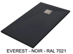 Receveur de douche, haut de gamme, Largeur 65 à 210 cm par 65 a 120 cm, résine pleine masse Acrystone, dix couleurs aux choix, Garantie 5 ans, Livraison rapide et offerte